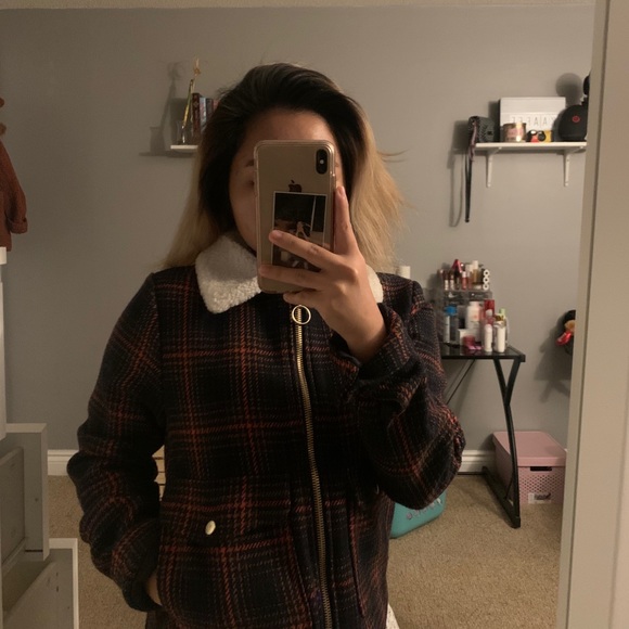 Flaid faux fur jacket - Picture 3 of 4